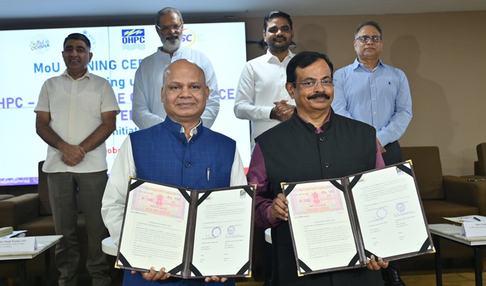 MoU signed between OHPC and world Skill Centre